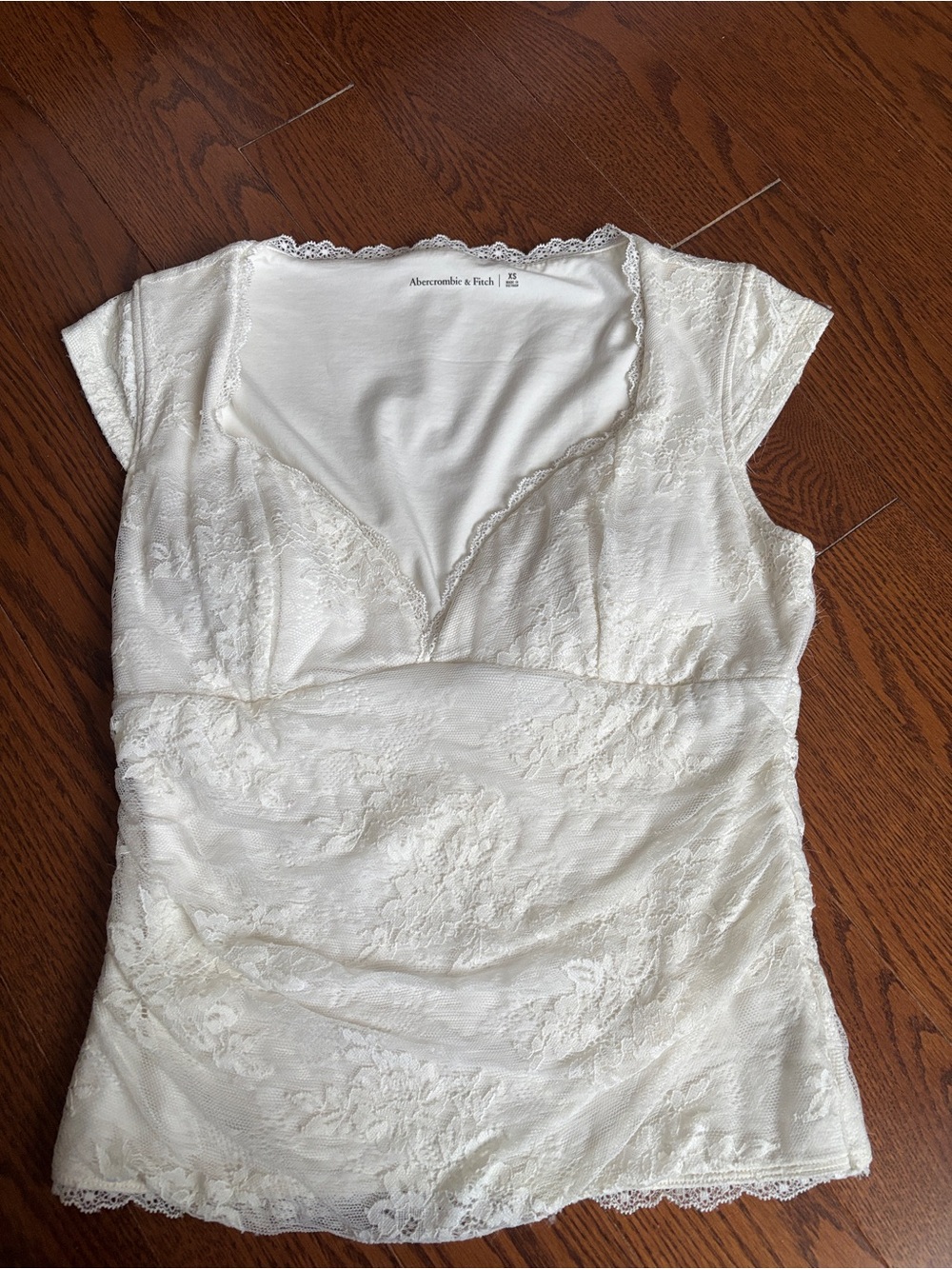 Abercrombie Bra Free Lace Top